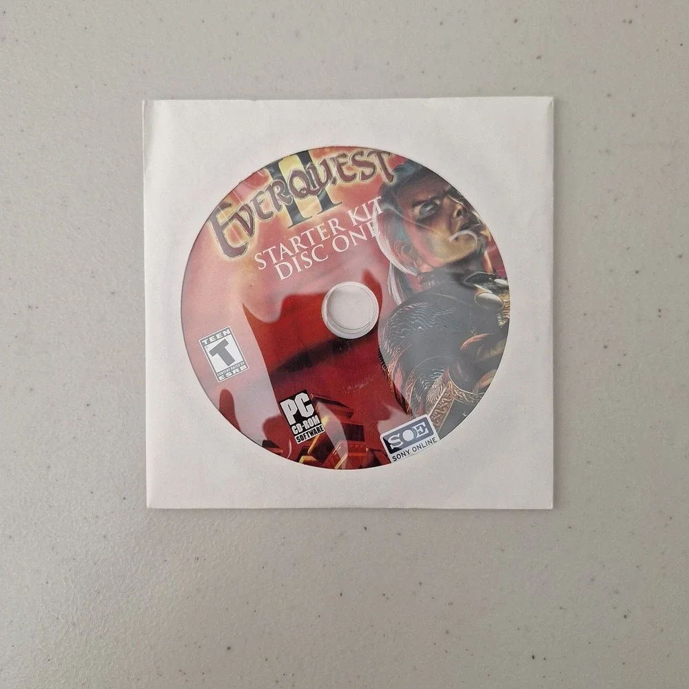 Vtg EverQuest II 2004 Sony PC DVD-ROM Box Set Computer Game- Open Box - COMPLETE